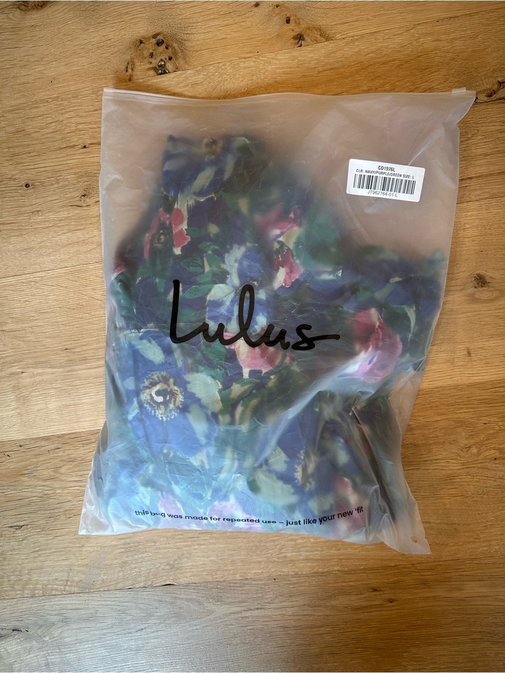 Lulu's Strapless Floral Tiered Midi Dress in Blue, Green & Pink - Picture 6 of 8